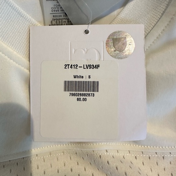 Raiders Gameday Couture White V-Neck Jersey - Picture 3 of 6